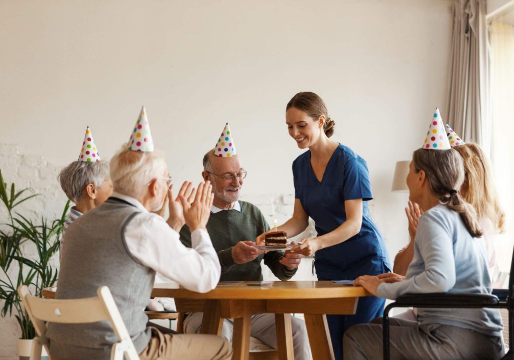 Γιορτές σε μια Μονάδα Φροντίδας Ηλικιωμένων 